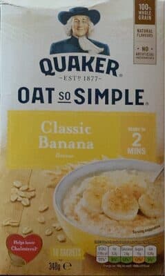 Classic Banana Flavour Oat