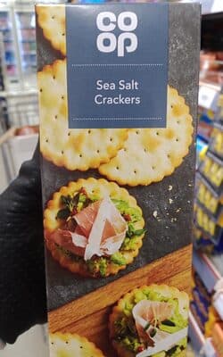Sea salt crackers