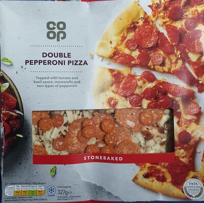 Co-Op Stone Baked Double Pepperoni