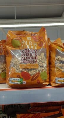 High Fibre Honey Raisin & Almond Granola