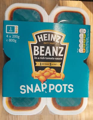 Heinz Beanz Snap Pots