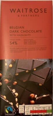 Belgian Dark Chocolate with Hazelnuts