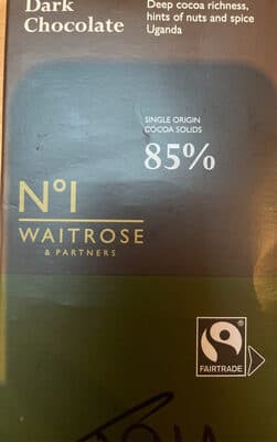 Waitrose No1 Dark Chocolate