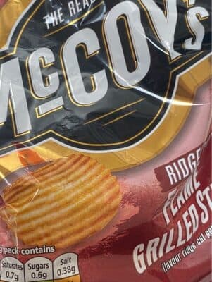 Flame Grilled Steak Flavour Potato Crisps