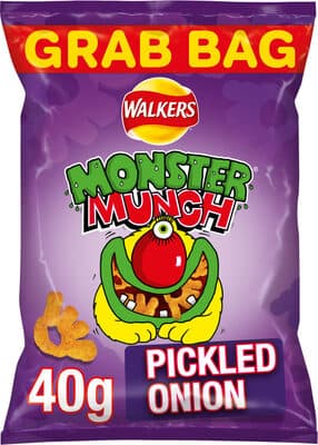 Monster Munch Pickled Onion Flavour Baked Corn Snack