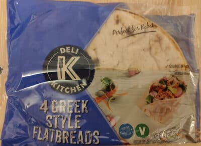 Deli Kitchen 4 Greek Style Flatbreads