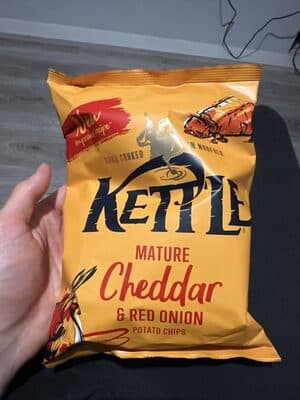 Mature Cheddar And Red Onion Crisps