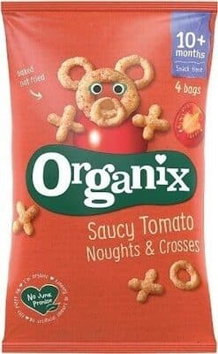 Saucy Tomato Noughts & Crosses+ Months 4 x (60g)
