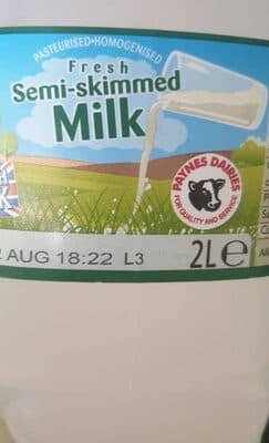 Paynes Fresh Semi Skimmed Milk