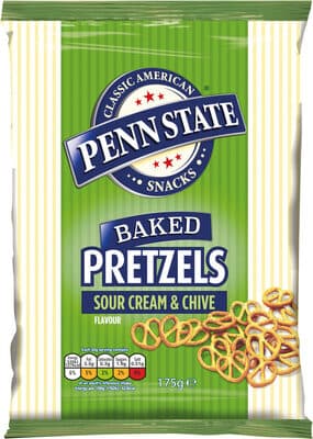 Sour Cream & Chive Flavour Wheat & Potato Pretzel Knots
