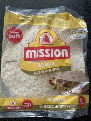 Mission Wraps Wheat & White