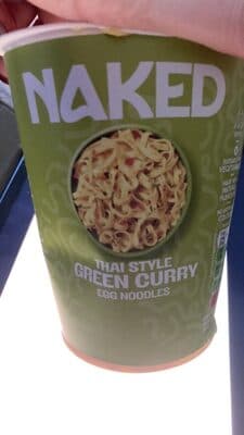 Thai Style Green Curry Egg Noodles