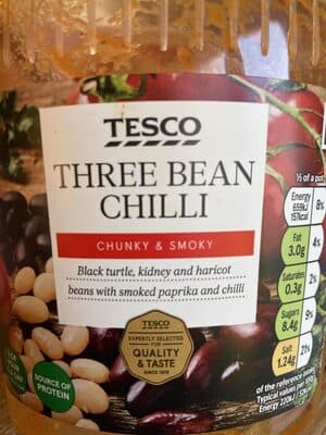 Tesco Three Bean Chilli