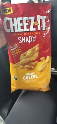SNAP'd Double Cheese baked snacks