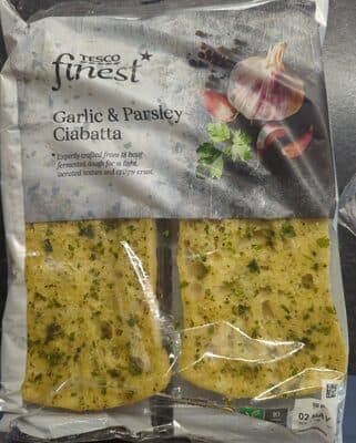 Tesco Finest Garlic & Parsley Ciabatta