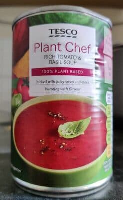 Plant Chef rich tomato & basil soup