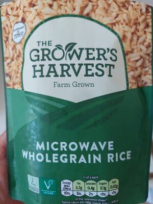 Growers Harvest Microwave Wholegrain Rice