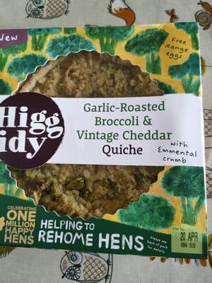 Garlic-roasted Broccoli & Vintage Cheddar Quiche