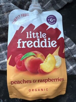 Peaches and Raspberries Pouch
