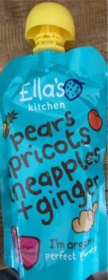 Pears apricots pineapples ginger