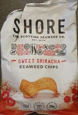 Shore sweet sriracha seaweed chips