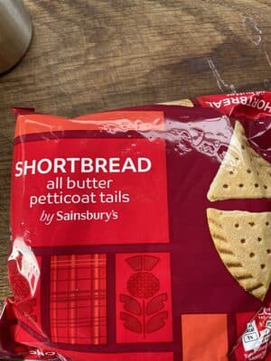 Shortbread all butter petticoat tails
