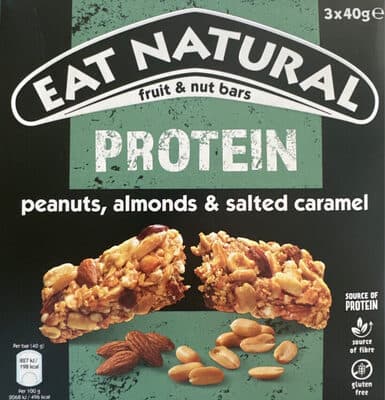 Protein peanuts, almonds & salted caramel