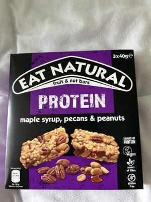 Protein maple syrup, pecans & peanuts