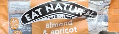 almond & apricot with a yoghurt coating