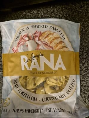 Chicken & smoked pancetta fresh tortelloni