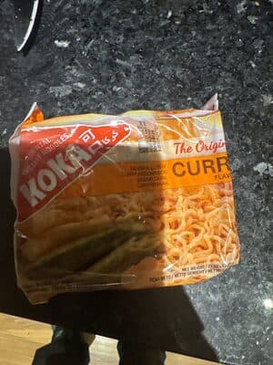 Oriental Instant Noodles Curry Flavor